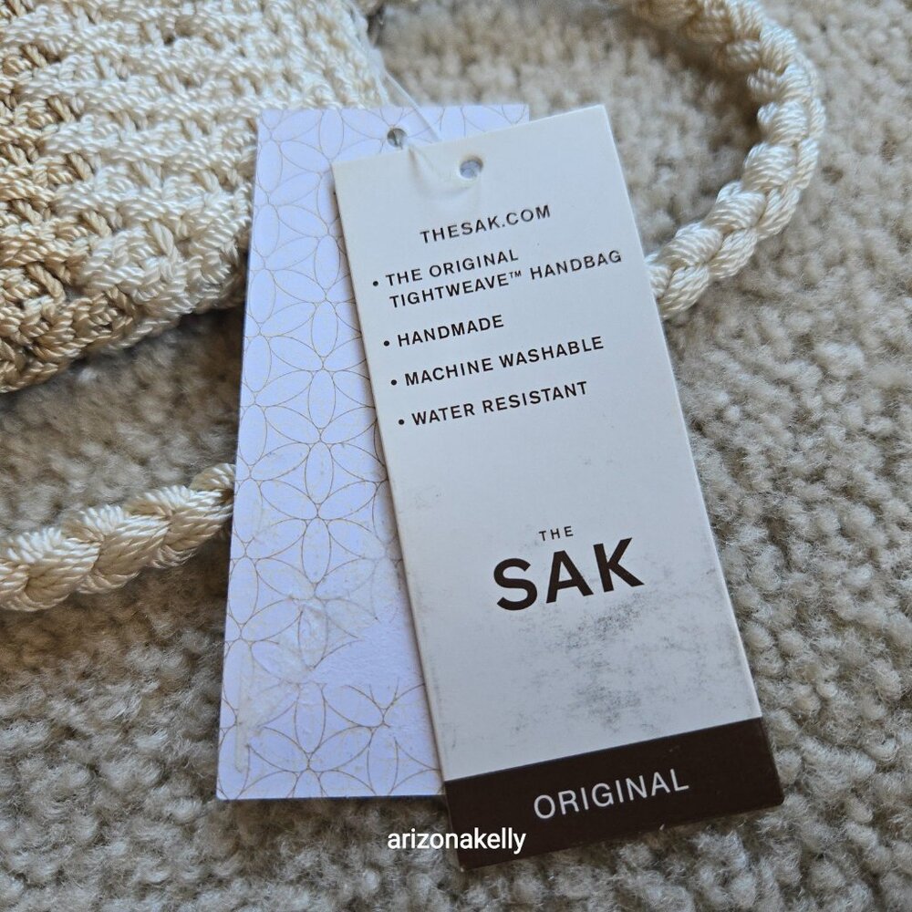 NWT The Sak Crochet Neutral Colors Bag - Picture 13 of 13